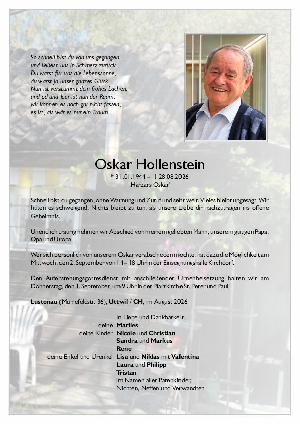 Oskar Hollenstein